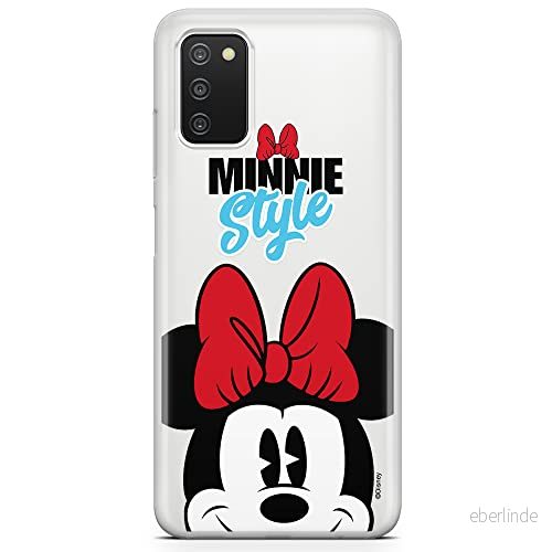 ERT GROUP mobiltelefonfodral för Samsung A03S originalt och officiellt licensierat Disney mönster Minnie 027 optimalt anpassad till formen på mobiltelefonen, gedeeltelijk transparant 5904805000164