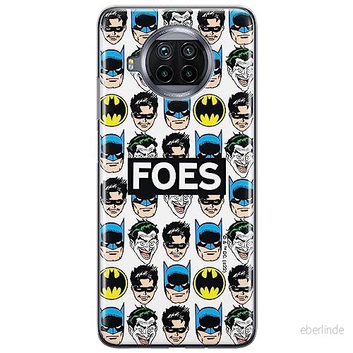 ERT GROUP mobiltelefonfodral för Xiaomi MI 10T LITE/REDMI NOTE 9 PRO 5G originalt och officiellt licensierat DC mönster Batman 078 anpassad till formen på mobiltelefonen, gedeeltelijk transparant 5905131500632
