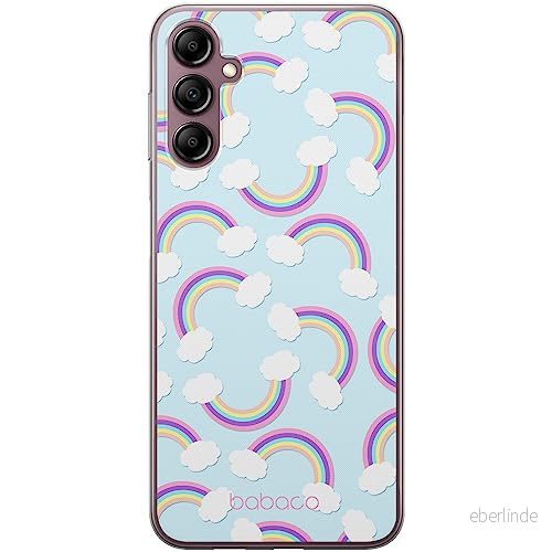 ERT GROUP mobiltelefonfodral för Samsung A14 4G/5G originalt och officiellt licensierat Babaco mönster Rainbow 002 optimalt anpassad till formen på mobiltelefonen, fodral tillverkad av TPU plast 5905511825553