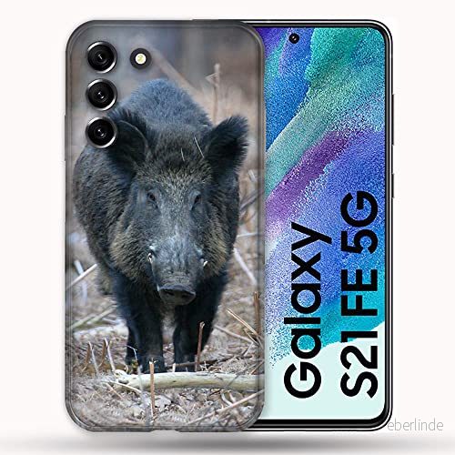 Fodral för Samsung Galaxy S21 FE / S21FE vildsvinsjakt tall 3614848198767