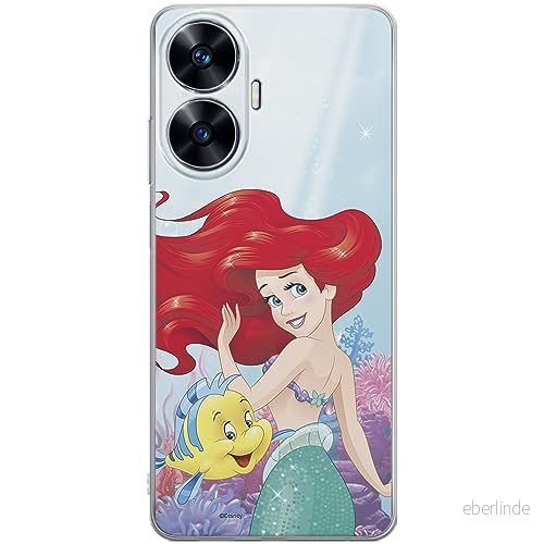 ERT GROUP mobiltelefonfodral för Realme C55 originalt och officiellt licensierat Disney mönster Ariel & Flounder 001 optimalt anpassad till formen på mobiltelefonen, fodral tillverkad av TPU plast 5905511876487