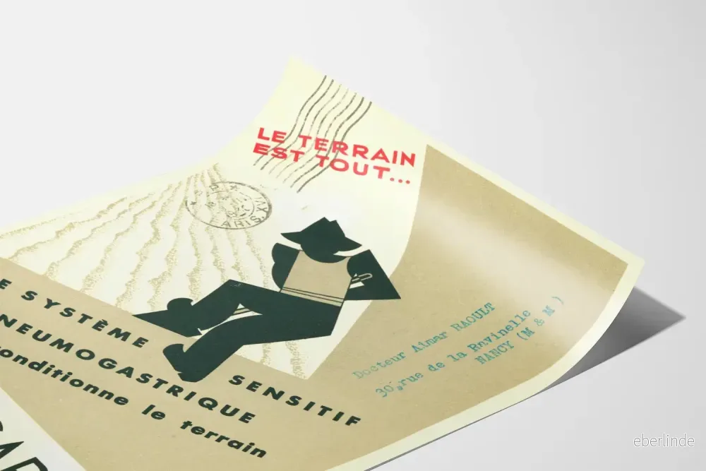 Vintage affisch Néopancarpine medicinsk väggdekor - Bild 3