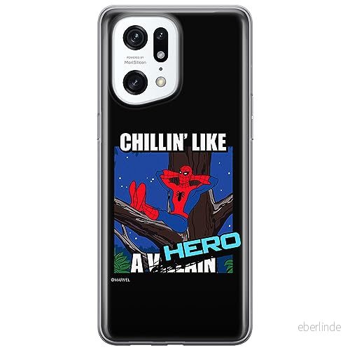 ERT GROUP mobiltelefonfodral för Oppo FIND X5 PRO originalt och officiellt licensierat Marvel mönster Spider Man 033 optimalt anpassad till formen på mobiltelefonen, fodral tillverkad av TPU plast 5905795009823