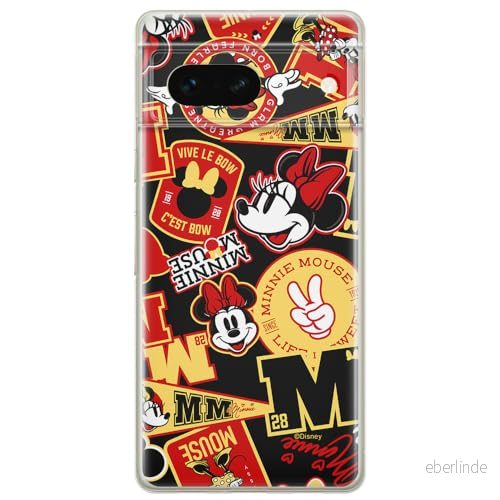 ERT GROUP mobiltelefonfodral för Google PIXEL 7 originalt och officiellt licensierat Disney mönster Minnie 074 optimalt anpassad till formen på mobiltelefonen, fodral tillverkad av TPU plast 5905795154981
