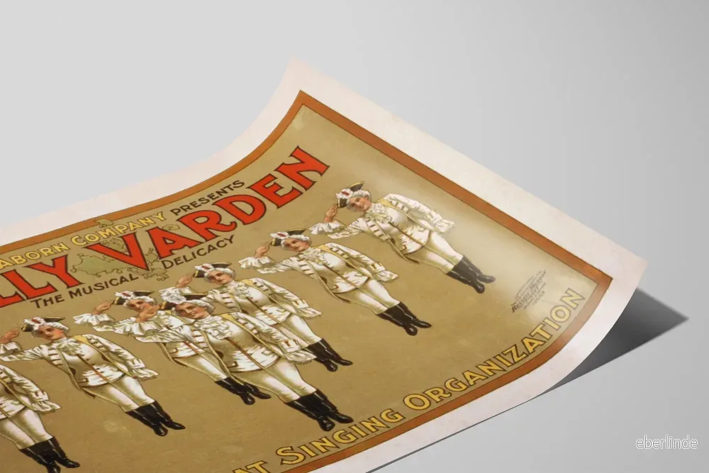 Vintage musikposter Dolly Varden av The Aborn Company - Bild 2