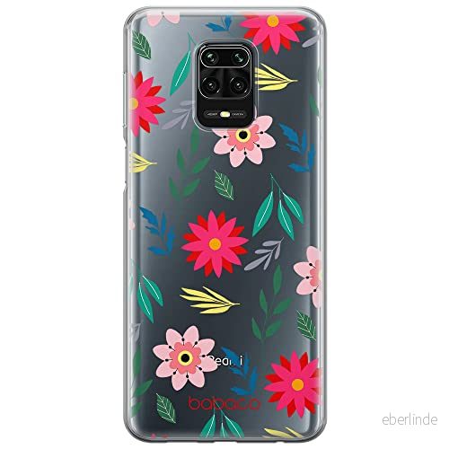 ERT GROUP mobiltelefonfodral för Xiaomi REDMI NOTE 9 PRO/ 9S originalt och officiellt licensierat Babaco mönster Flowers 010 optimalt anpassad till formen på mobiltelefonen, gedeeltelijk transparant 5903932587678