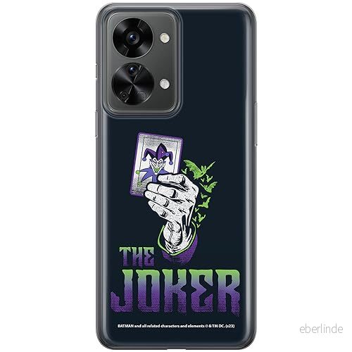 ERT GROUP mobiltelefonfodral för OnePlus NORD 2T 5G originalt och officiellt licensierat DC mönster Joker 030 optimalt anpassad till formen på mobiltelefonen, fodral tillverkad av TPU plast 5905795054816