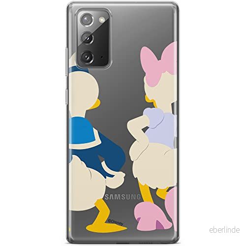 ERT GROUP mobiltelefonfodral för Samsung GALAXY NOTE 20 originalt och officiellt licensierat Disney mönster Donald & Daisy 001 optimalt anpassad till formen på mobiltelefonen, gedeeltelijk transparant 5903040457290