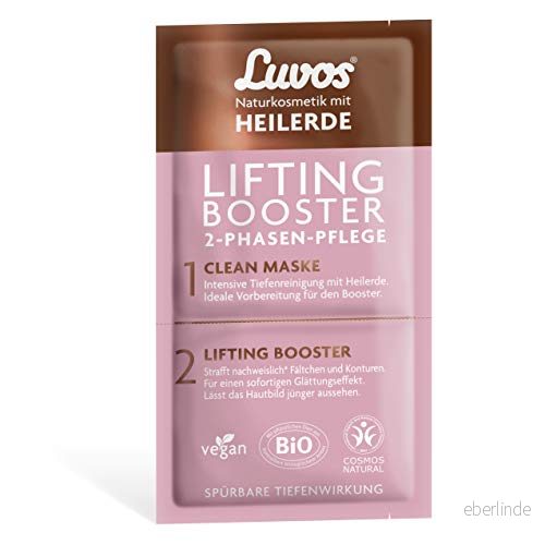 Luvos lyftande booster lyftkräm, rengöringsmask ansikte med omedelbar effekt, 1 x 9,5 ml (1 pack) 4005120163532