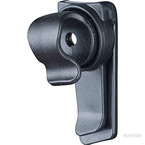 EVOC MAGNETIC TUBE CLIP för fastsättning av dricksrör (fast position dricksrör, på höftbälte, ryggsäck eller väst, extra stark magnet, passar dricksystem), Svart 4250450715733