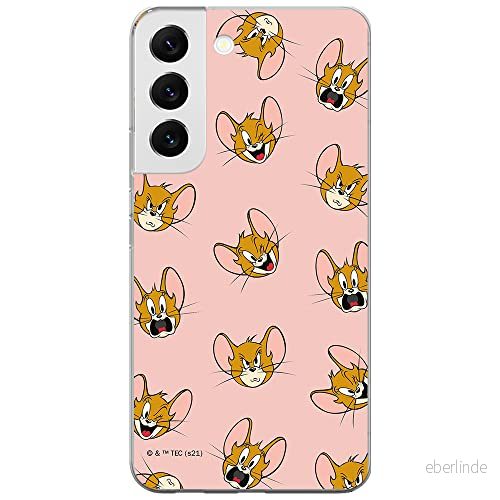 ERT GROUP mobiltelefonfodral för Samsung S22 originalt och officiellt licensierat Tom and Jerry mönster 008 optimalt anpassad till formen på mobiltelefonen, fodral tillverkad av TPU plast 5904805309786