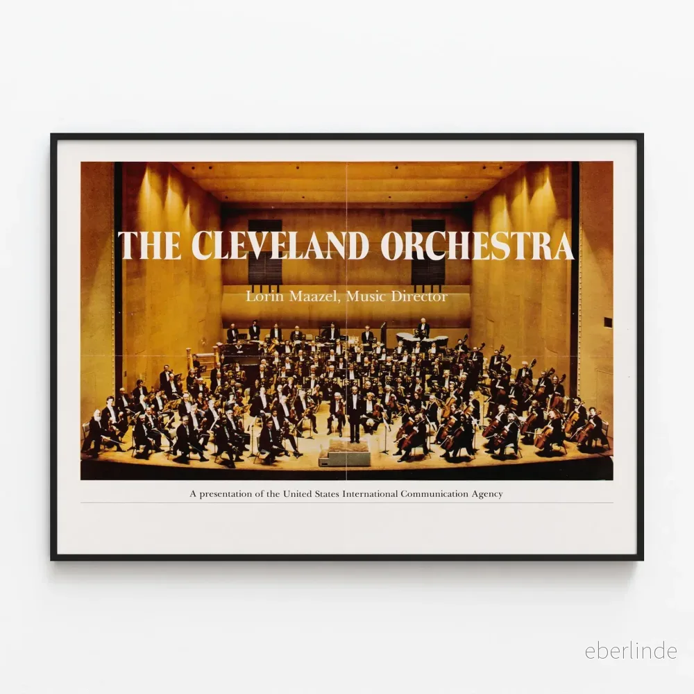 Poster av The Cleveland Orchestra med Lorin Maazel Poster av The Cleveland Orchestra med Lorin Maazel