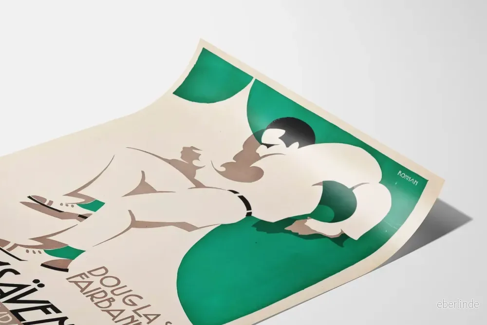 Vintagefilmposter för komedifilmen Haremsäventyr - Bild 3