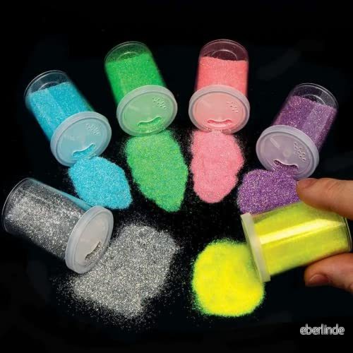 Baker Ross Glitter Shakers i enhörningsfärger 6 pack, hantverksmaterial för barn (FC320) 5051174127302