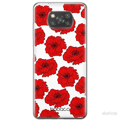 ERT GROUP mobiltelefonfodral för Xiaomi POCOPHONE X3 originalt och officiellt licensierat Babaco mönster Flowers 018 optimalt anpassad till formen på mobiltelefonen, fodral tillverkad av TPU plast 5903932632835