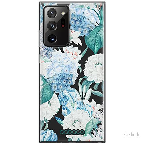 ERT GROUP mobiltelefonfodral för Samsung GALAXY NOTE 20 ULTRA originalt och officiellt licensierat Babaco mönster Flowers 028 optimalt anpassad till formen på mobiltelefonen, gedeeltelijk transparant 5905131271174