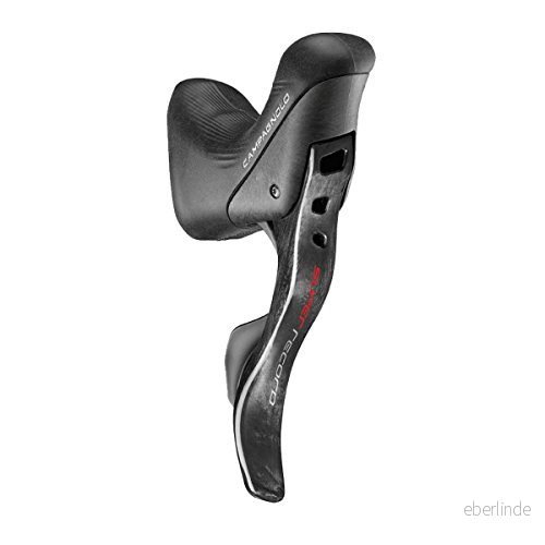 Campagnolo Superskiva 12 Hastigheter Ergopower Växel/Skivbromshandtag, Svart, Vänster Fram 160 mm 8053340450143