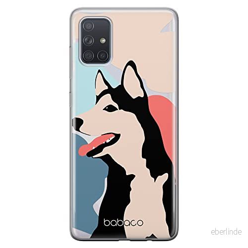 ERT GROUP mobiltelefonfodral för Samsung A71 originalt och officiellt licensierat Babaco mönster Dogs 001 Vit optimalt anpassad till formen på mobiltelefonen, gedeeltelijk transparant 5905131008114
