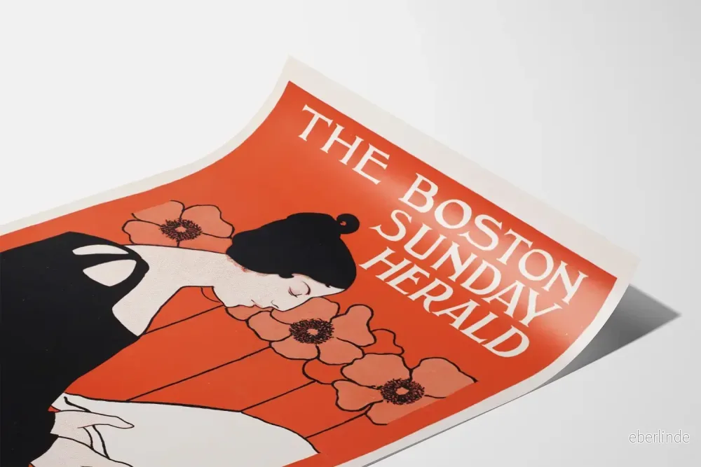 Vintageposter The Boston Sunday Herald - Damerna vill ha den - Bild 3