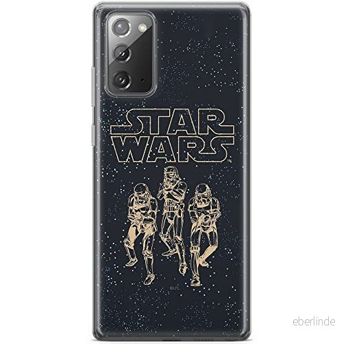 ERT GROUP mobiltelefonfodral för Samsung GALAXY NOTE 20 originalt och officiellt licensierat Star Wars mönster 005 optimalt anpassad till formen på mobiltelefonen, fodral tillverkad av TPU plast 5903040456323
