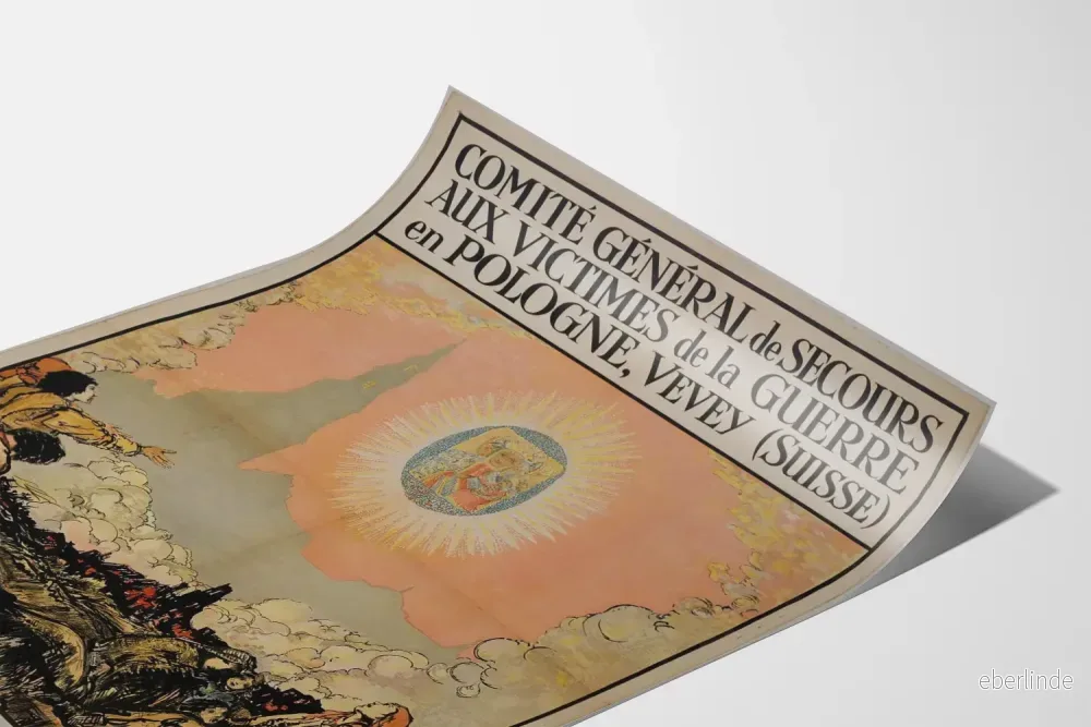 Väggposter i vintage-stil - Den Heliga Jungfru av Czestochowa Rädda oss - Bild 3