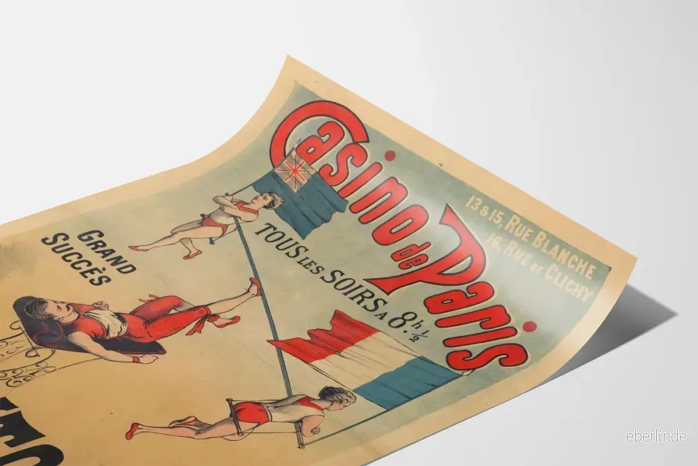 Vintageposter Casino de Paris - Les Lenton - Bild 3