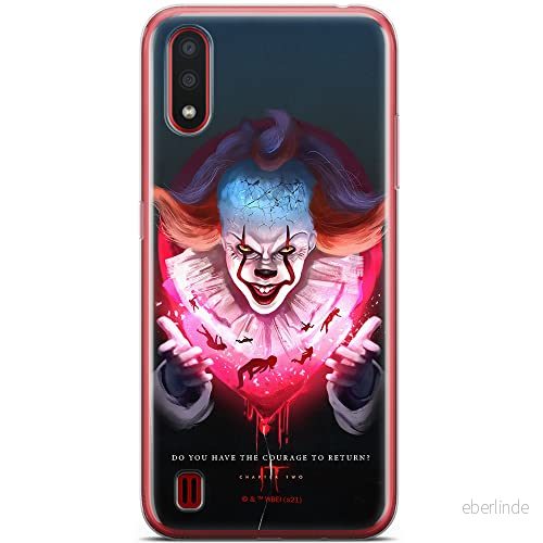 ERT GROUP mobiltelefonfodral för Samsung A01 originalt och officiellt licensierat Horror mönster It 020 optimalt anpassad till formen på mobiltelefonen, fodral tillverkad av TPU plast 5905131998644
