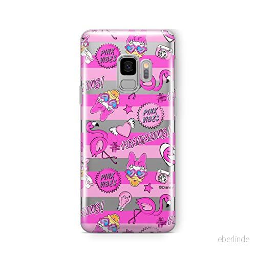 ERT GROUP mobiltelefonfodral för Samsung S9 originalt och officiellt licensierat Disney mönster Daisy 006 Vit optimalt anpassad till formen på mobiltelefonen, gedeeltelijk transparant 5903040565322