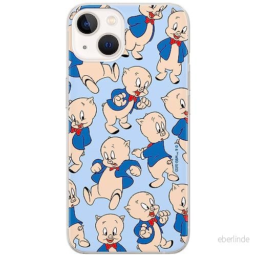 ERT GROUP mobiltelefonfodral för Iphone 13 originalt och officiellt licensierat Looney Tunes mönster Porky Pig 001 optimalt anpassad till formen på mobiltelefonen, fodral tillverkad av TPU plast 5905511616984