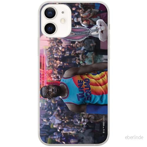 ERT GROUP mobiltelefonfodral för Iphone 12 Mini originalt och officiellt licensierat Looney Tunes mönster Space Jam 020 anpassad till formen på mobiltelefonen, fodral tillverkad av TPU plast 5905511052706
