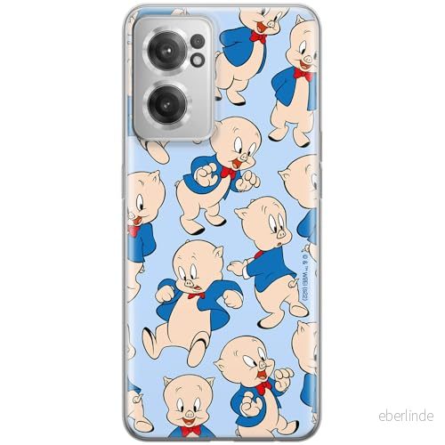 ERT GROUP mobiltelefonfodral för OnePlus NORD CE 2 originalt och officiellt licensierat Looney Tunes mönster Porky Pig 001 anpassad till formen på mobiltelefonen, fodral tillverkad av TPU plast 5905511617561