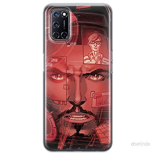 ERT GROUP mobiltelefonfodral för Oppo A92/ A72/ A52 originalt och officiellt licensierat Marvel mönster Iron Man 016 optimalt anpassad till formen på mobiltelefonen, fodral tillverkad av TPU plast 5903040209752