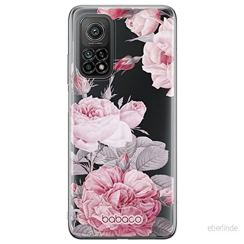 ERT GROUP mobiltelefonfodral för Huawei P20 originalt och officiellt licensierat Babaco mönster Flowers 050 Vit optimalt anpassad till formen på mobiltelefonen, gedeeltelijk transparant 5905131347190