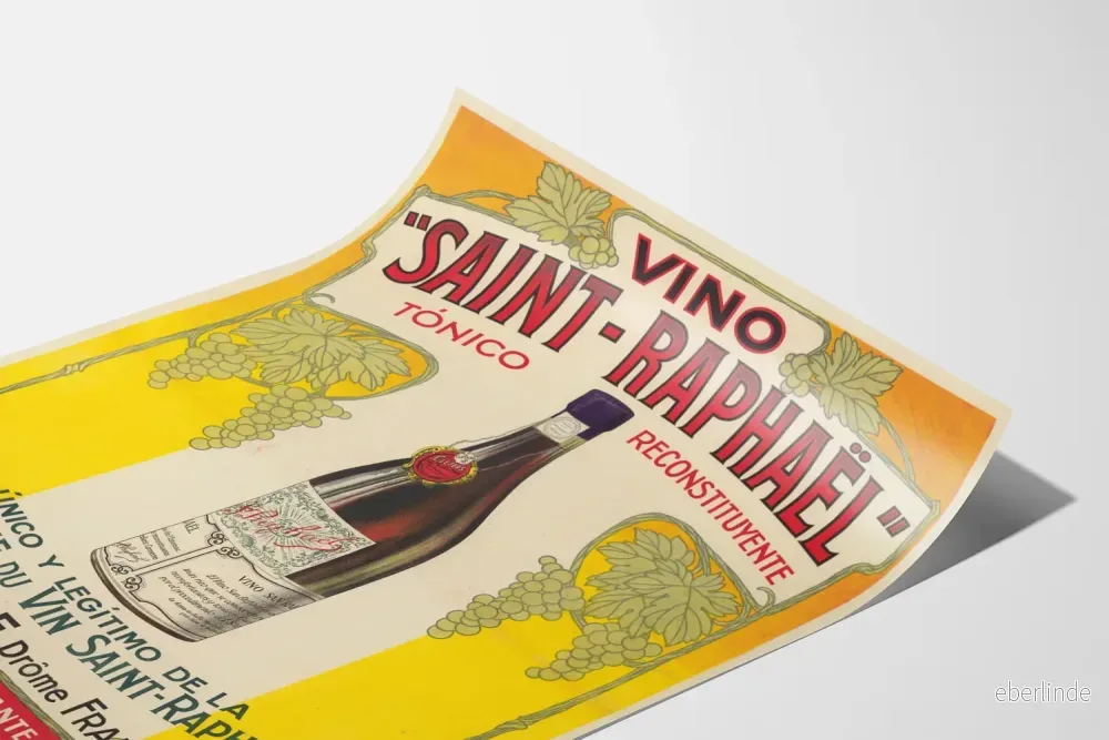 Vintageposter för vin Saint-Raphaël Tonique Reconstituant - Bild 3