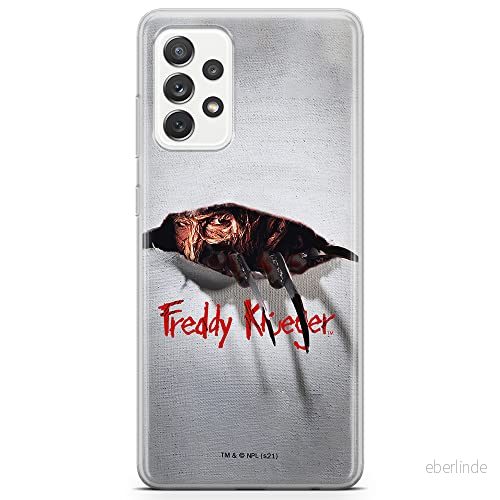 ERT GROUP mobiltelefonfodral för Samsung A72 5G originalt och officiellt licensierat Horror mönster Nightmare of Elm Street 008 anpassad till formen på mobiltelefonen, fodral tillverkad av TPU plast 5905511089146