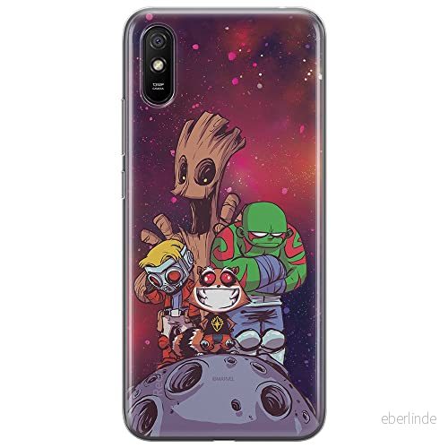 ERT GROUP mobiltelefonfodral för Xiaomi REDMI 9A originalt och officiellt licensierat Marvel mönster Guardians of the Galaxy 017 anpassad till formen på mobiltelefonen, fodral tillverkad av TPU plast 5903040297957