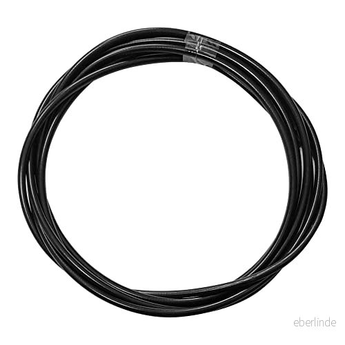 cyclingcolors Guaina Teflon Cykelkabel 5 mm Cykelväxelkabel MTB Racing Väg, Svart, 3 m 3701260856259