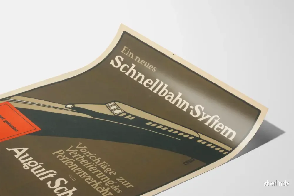 Gammal poster av Schnellbahn-system för väggdekoration - Bild 3