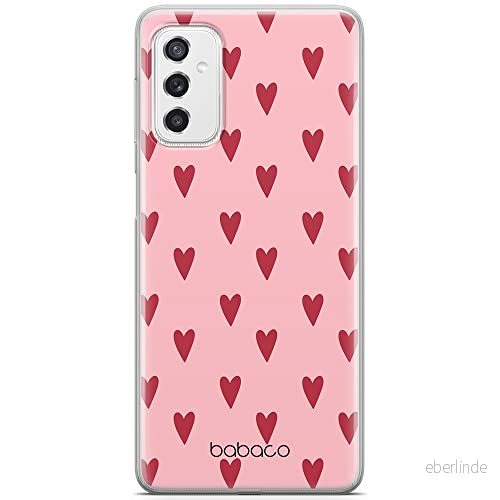ERT GROUP mobiltelefonfodral för Samsung M52 5G originalt och officiellt licensierat Babaco mönster Hearts 004 optimalt anpassad till formen på mobiltelefonen, fodral tillverkad av TPU plast 5904805493508