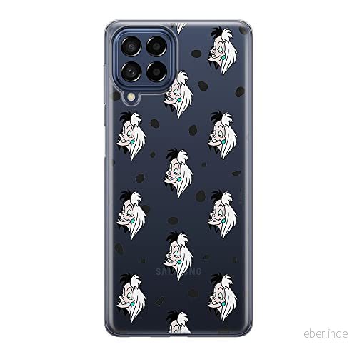 ERT GROUP mobiltelefonfodral för Samsung M33 5G originalt och officiellt licensierat Disney mönster Cruella 005 optimalt anpassad till formen på mobiltelefonen, gedeeltelijk transparant 5905511346478