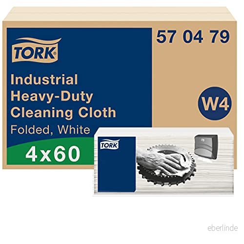 Rengöringsduk Tork Industrial Heavy Duty W4, vit, 4 st. 7322541183305