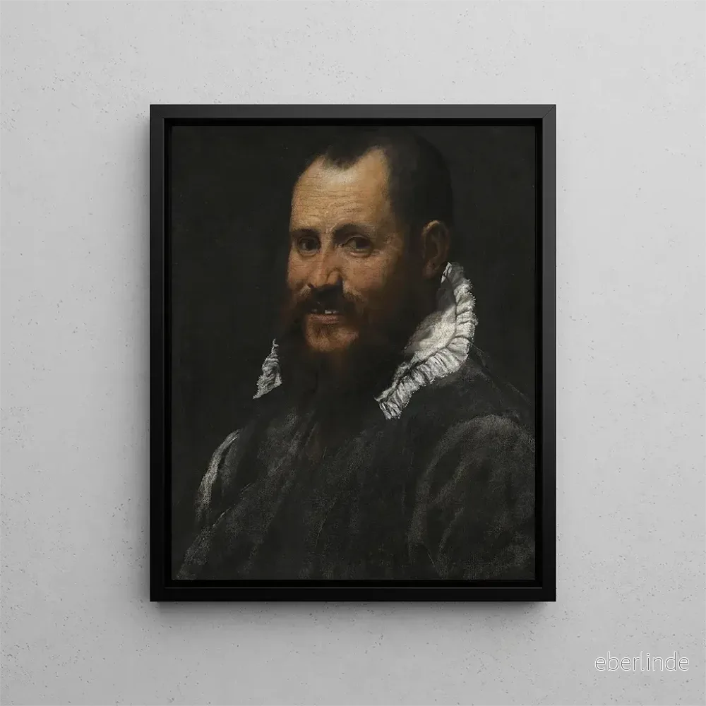 Målning Portrait av en man - Annibale Carracci | Konsttryck
