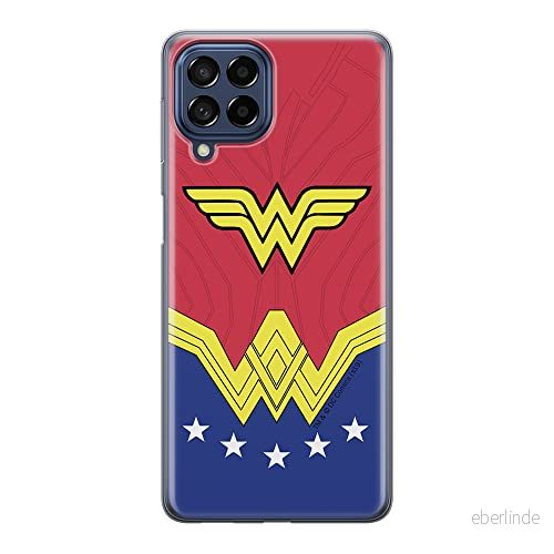 ERT GROUP mobiltelefonfodral för Samsung M33 5G originalt och officiellt licensierat DC mönster Wonder Woman 008 optimalt anpassad till formen på mobiltelefonen, fodral tillverkad av TPU plast 5905511344009