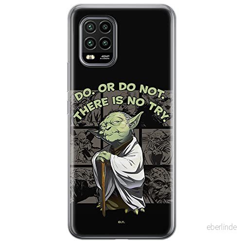 ERT GROUP mobiltelefonfodral för Xiaomi MI 10 LITE originalt och officiellt licensierat Star Wars mönster Yoda 007 optimalt anpassad till formen på mobiltelefonen, fodral tillverkad av TPU plast 5903537150222