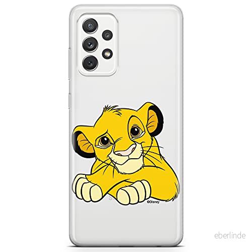 ERT GROUP mobiltelefonfodral för Samsung A72 5G originalt och officiellt licensierat Disney mönster Simba & Friends 009 optimalt anpassad till formen på mobiltelefonen, gedeeltelijk transparant 5905131178404