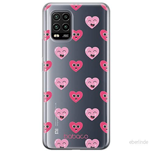 ERT GROUP mobiltelefonfodral för Xiaomi MI 10 LITE originalt och officiellt licensierat Babaco mönster Hearts 006 optimalt anpassad till formen på mobiltelefonen, gedeeltelijk transparant 5904805020742