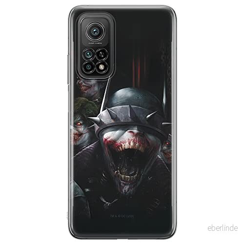 ERT GROUP mobiltelefonfodral för Xiaomi MI 10T 5G / PRO originalt och officiellt licensierat DC mönster Batman Who Laughs 003, fodral tillverkad av TPU plast 5903040344453