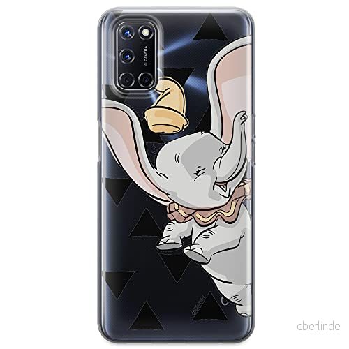 ERT GROUP mobiltelefonfodral för Oppo A92/ A72/ A52 originalt och officiellt licensierat Disney mönster Dumbo 001 optimalt anpassad till formen på mobiltelefonen, gedeeltelijk transparant 5903040208564
