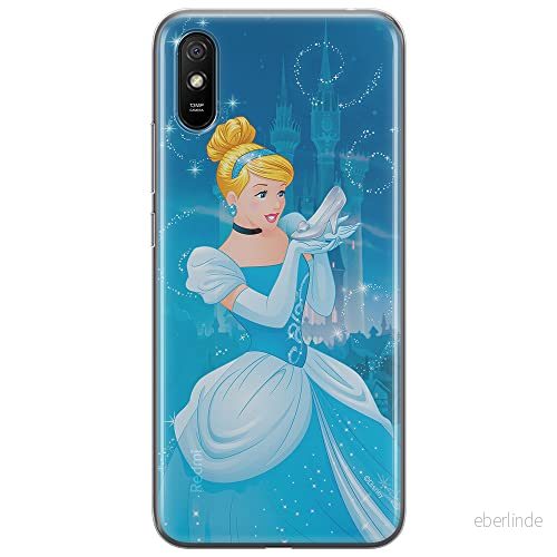 ERT GROUP mobiltelefonfodral för Xiaomi REDMI 9A originalt och officiellt licensierat Disney mönster Cindrella 001 optimalt anpassad till formen på mobiltelefonen, fodral tillverkad av TPU plast 5903040296721