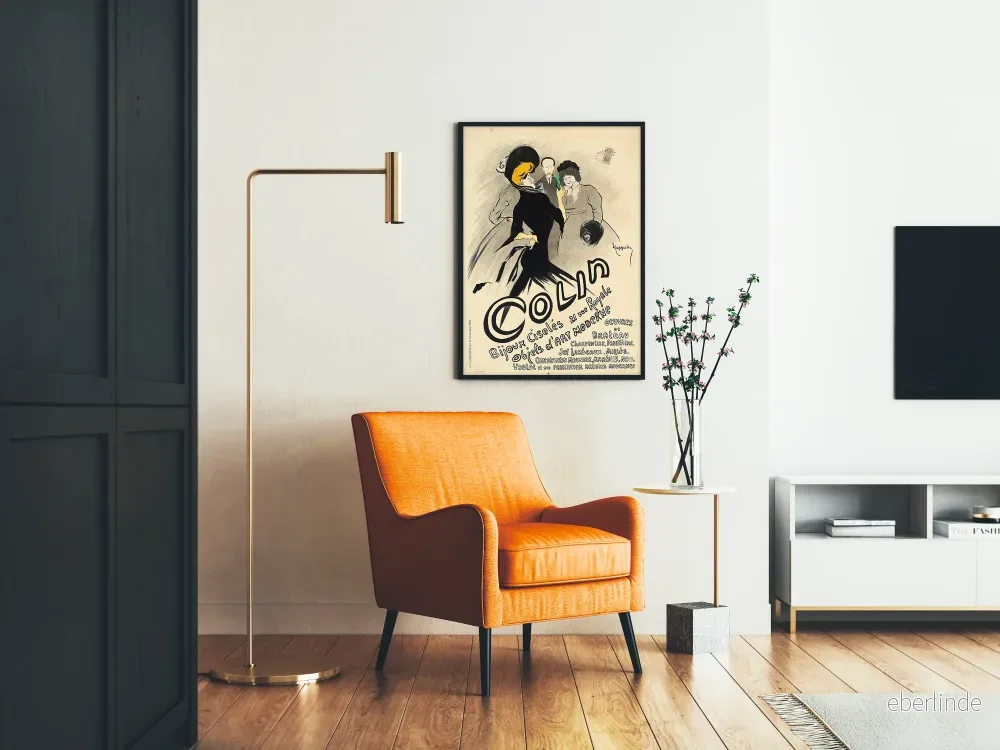 Art Déco-Poster Colins Bijoux och Moderna Konstföremål - Bild 2
